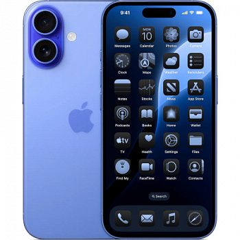 Смартфон Apple iPhone 16 Plus 256 ГБ ультрамарин (без RuStore)